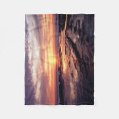 Couverture Polaire Californie, San Diego, Sunset Cliffs, Sunset 3 (Devant)