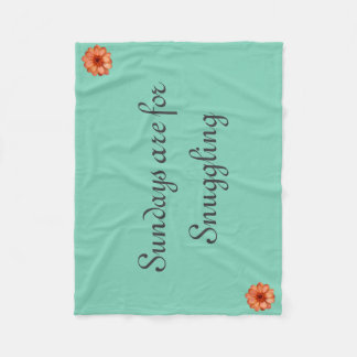 Couverture Polaire Câlins de dimanche