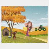 Couverture Polaire Câlins de récolte Cozy (Devant (Horizontal))