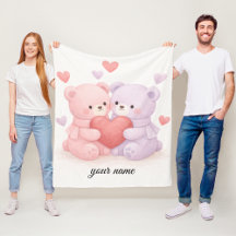 Câlins et Cœurs Douceurs : Ours Câlins à l'Aquarel