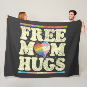 Couverture Polaire Câlins Gratuits Maman Fierté Lgbt