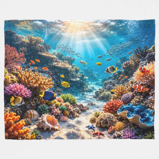 Couverture Polaire Call Coral Reef D deep flee (Devant (Horizontal))