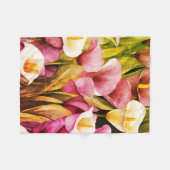 Couverture Polaire Calla Lilly délavé (Devant (Horizontal))
