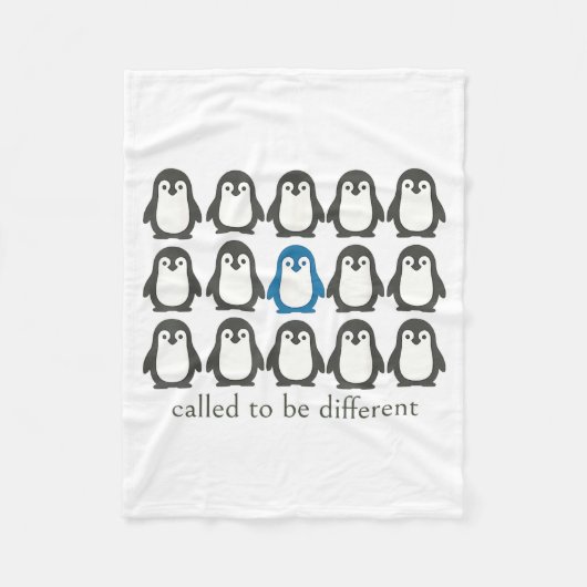 Couverture Polaire Called To Be Different Christian Penguin Faith Ins (Devant)