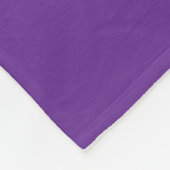 Couverture Polaire Calligraphie tendance Nom du script Royal Purple S (Coin)