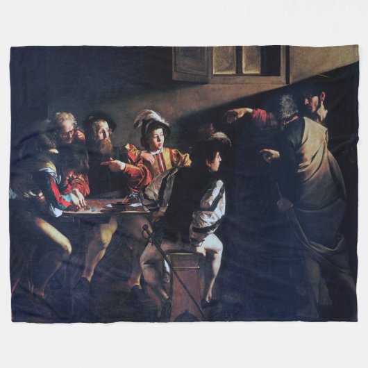 Couverture Polaire Calling of Saint Matthew, Caravaggio (Devant (Horizontal))