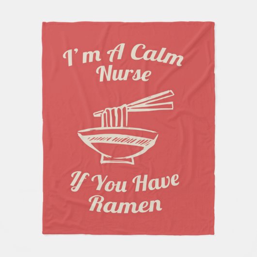 Couverture Polaire Calm Ramen (Devant)