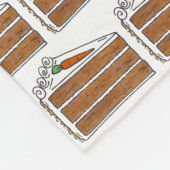 Couverture Polaire Calque de carottes Tranches de gâteau Dessert Boul (Coin)