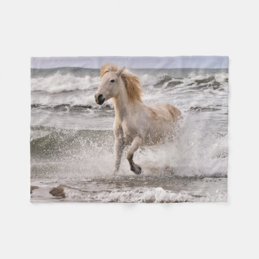 Couverture Polaire Camargue Horse court de Surf (Devant (Horizontal))