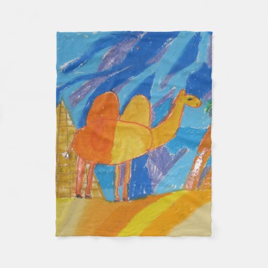Couverture Polaire Camel Art by Kids (Devant)