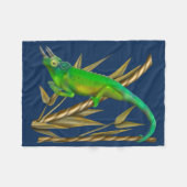Couverture Polaire Caméléon de Jackson traînant dans le bambou (Devant (Horizontal))