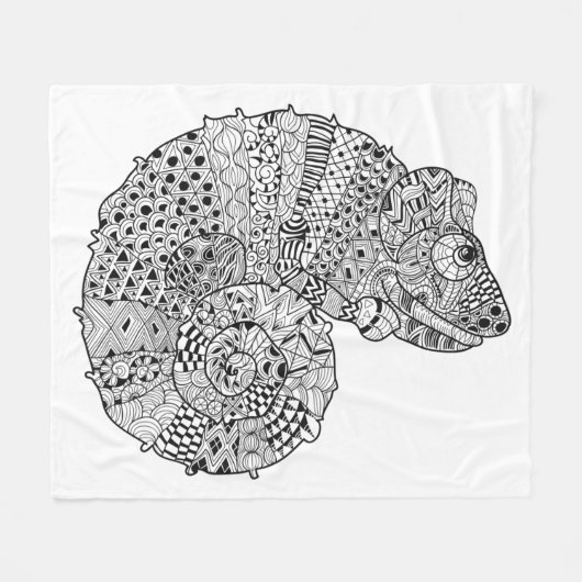 Couverture Polaire Caméléon inspiré 2 (Devant (Horizontal))