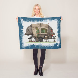 Couverture Polaire Caméra heureux Opus 4 Pop Up RV
