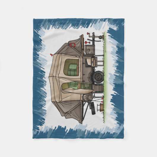 Couverture Polaire Caméra heureux Opus 4 Pop Up RV (Devant)