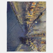 Couverture Polaire Camille Pissarro - Boulevard Montmartre en nuit (Devant)
