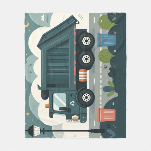 Couverture Polaire Camion à ordures (Devant)