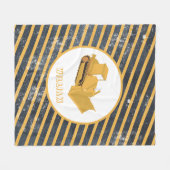 Couverture Polaire Camion de construction Bulldozer (Devant (Horizontal))