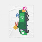 Couverture Polaire Camion de recyclage ABC (Devant)