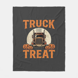 Couverture Polaire Camion ou traiter Halloween conception de semi-rem