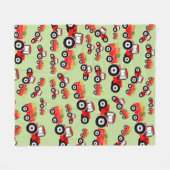 Couverture Polaire Camion rouge produit de la ferme (Devant (Horizontal))