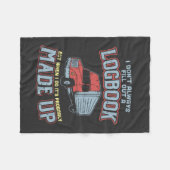 Couverture Polaire Camionnage - Je ne remplis pas toujours un carnet (Devant (Horizontal))