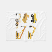 Couverture Polaire Camions de construction (Devant (Horizontal))