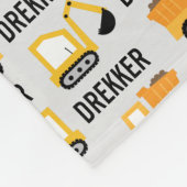 Couverture Polaire Camions de construction Digger & Camion Camion Béb (Coin)