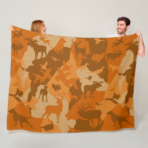 Couverture Polaire Cammo 2/camoflauge/cerf/wapiti/orignal/chien de ch