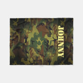 Couverture Polaire Cammo vert (Devant (Horizontal))