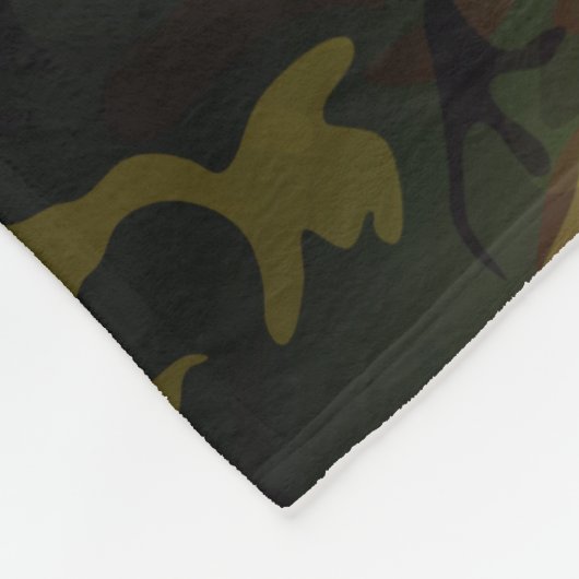 Couverture Polaire Cammo vert (Coin)