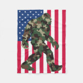 Couverture Polaire Camo Bigfoot Sasquatch (Devant)