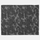 Couverture Polaire Camo Charbon (Devant (Horizontal))