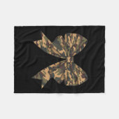Couverture Polaire Camo Coquette Bow Chasse au canard Filles Enfants  (Devant (Horizontal))