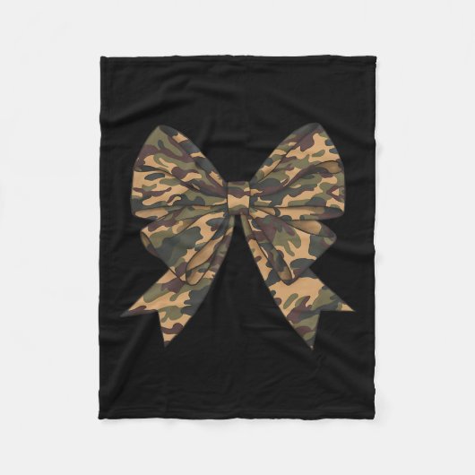 Couverture Polaire Camo Coquette Bow Chasse au canard Filles Enfants  (Devant)