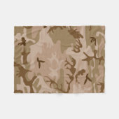 Couverture Polaire Camo du désert - Camouflage Brown (Devant (Horizontal))