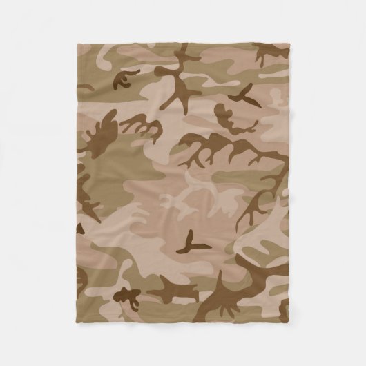 Couverture Polaire Camo du désert - Camouflage Brown (Devant)