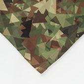 Couverture Polaire Camo géométrique (Coin)