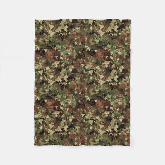 Couverture Polaire Camo géométrique (Devant)