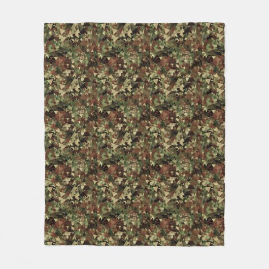 Couverture Polaire Camo géométrique (Devant)