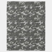 Couverture Polaire Camo Grise (Devant)
