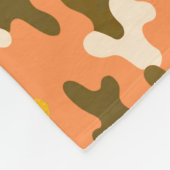 Couverture Polaire Camo orange (Coin)