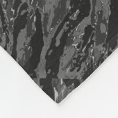 Couverture Polaire Camo rayé gris (Coin)