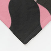 Couverture Polaire Camo rose et noir (Coin)