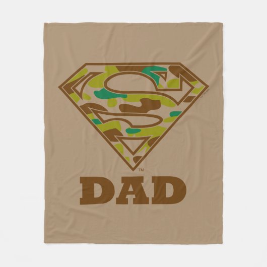 Couverture Polaire Camo Super Papa (Devant)