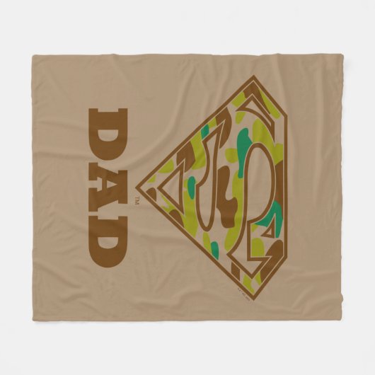 Couverture Polaire Camo Super Papa (Devant (Horizontal))