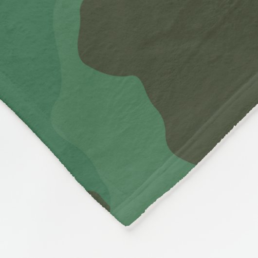 Couverture Polaire Camo vert (Coin)