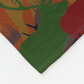 Couverture Polaire Camouflage Black Brown Green Personalized (Coin)