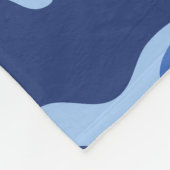 Couverture Polaire Camouflage Bleu Camo Motif de l'armée (Coin)