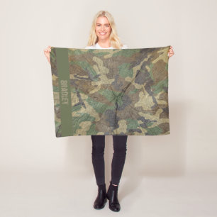 Couverture Polaire Camouflage Bois Chasse et pêche Camo