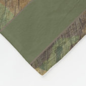 Couverture Polaire Camouflage Bois Chasse et pêche Camo (Coin)